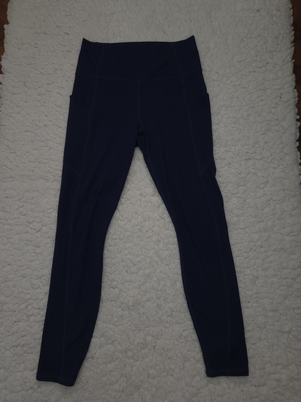 Fabletics Dark Purple High-Rise Pocket Leggings